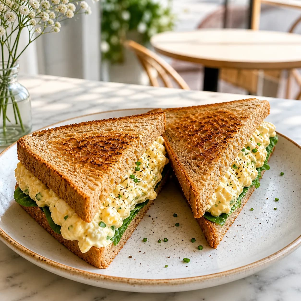 Creamy Egg sandwich